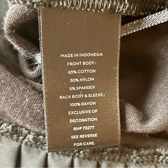 Simply Vera Wang Pleated Tee - Picture 6 of 7